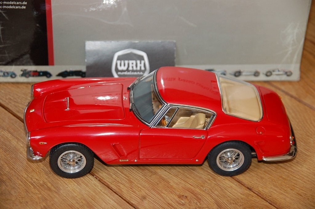1:18 Ferrari 250 GT SWB rosso corsa CMC M-046 zie info WRH, Verzenden, Zo goed als nieuw, Auto, Overige merken