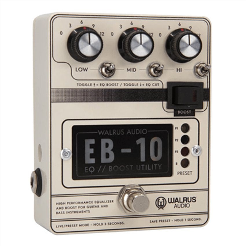 Walrus Audio EB-10 Cream Preamp / EQ / Boost effectpedaal, ., Overige typen, Nieuw, Ophalen of Verzenden