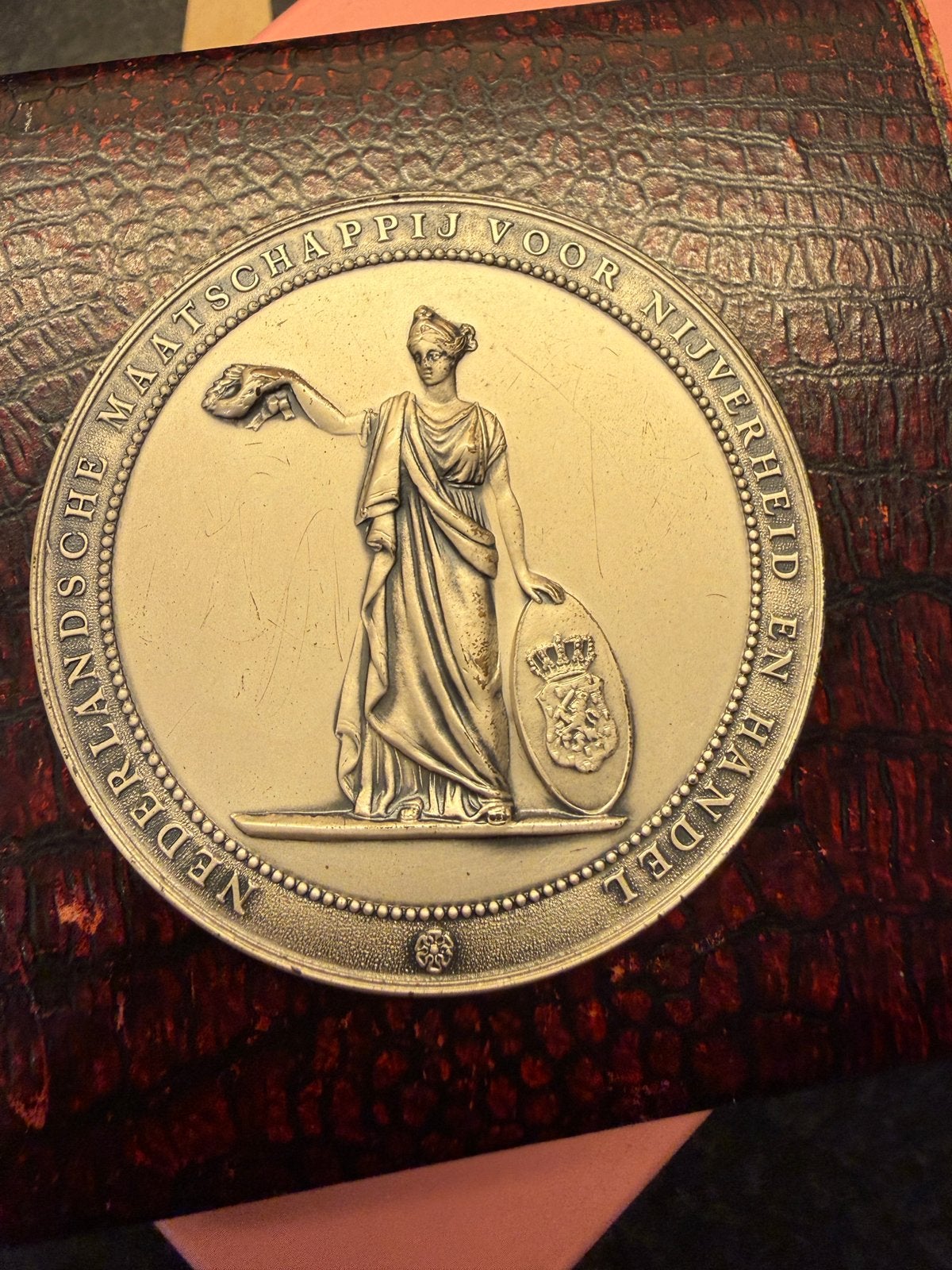 Nederlandsche Maatschappij voor Nijverheid en Handel, Ophalen of Verzenden, Zilver