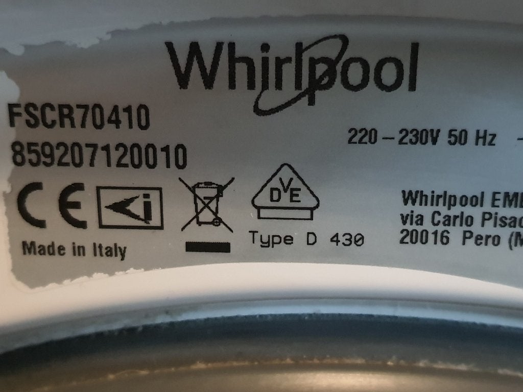 Foto 8 van A+++ Top Whirlpool Wasmachine 1400 Toeren 7KG werkt Perfect