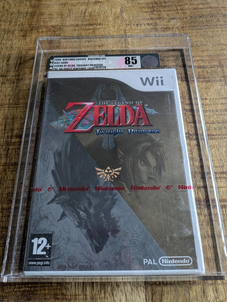 The legend of Zelda Twilight Princess Sealed en graded, Spelcomputers en Games, Games | Nintendo Wii, Zo goed als nieuw, Avontuur en Actie