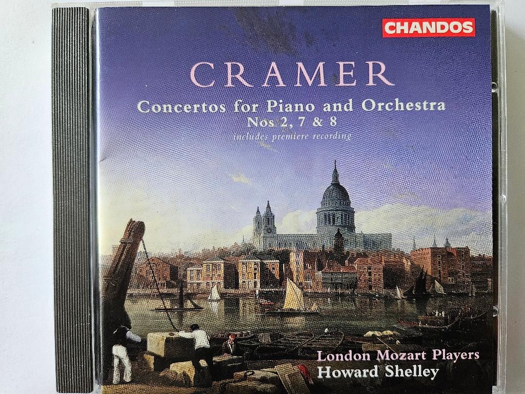 Cramer - Piano concert 2+7+8 - Howard Shelley David Juritz, Ophalen of Verzenden, Romantiek, Zo goed als nieuw, Orkest of Ballet