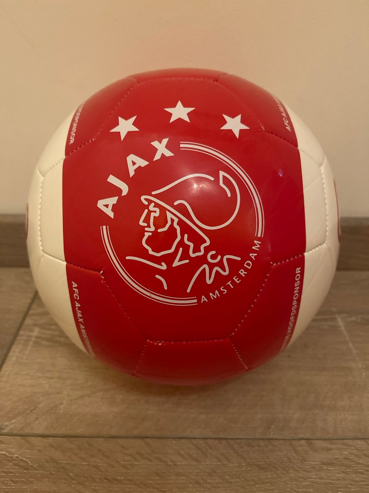 Unieke Ajax bal (gevangen na wedstrijd), Sport en Fitness, Ophalen of Verzenden, Gebruikt, Bal