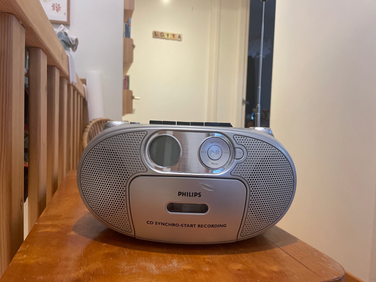 Philips AZ1022 CD Radio Cassette Recorder - Draagbaar, Ophalen, Gebruikt, Radio, Met cd-speler