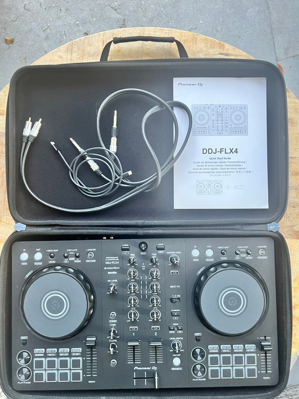 Pioneer DJ DDJ-FLX4 DJ Controller + originele Pioneer DJ tas, Ophalen of Verzenden, Zo goed als nieuw, Pioneer