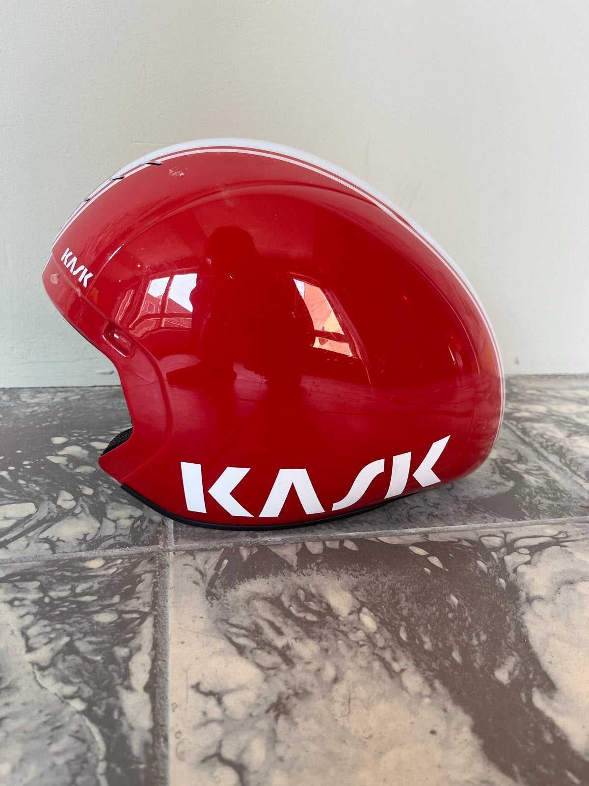 Kask Bambino Pro tijdrithelm (zonder vizier), Ophalen of Verzenden, Gebruikt, M, Heer of Dame