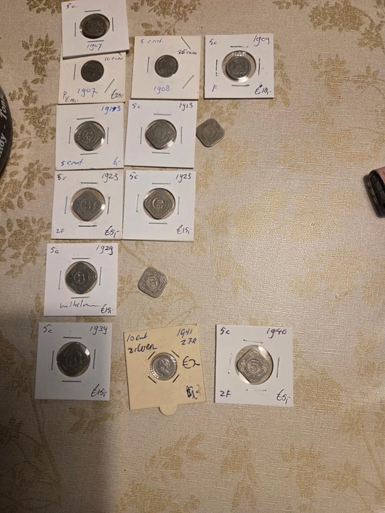 Collectie Nederlandse munten, diverse jaren, Postzegels en Munten, Munten | Nederland, Ophalen of Verzenden, Koningin Wilhelmina