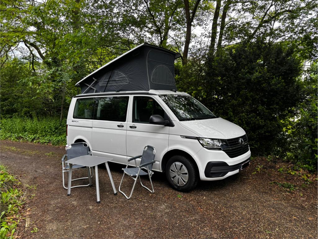 Volkswagen California T6.1 Beach 2021, Auto's, Voorwielaandrijving, Euro 6, Wit, Particulier