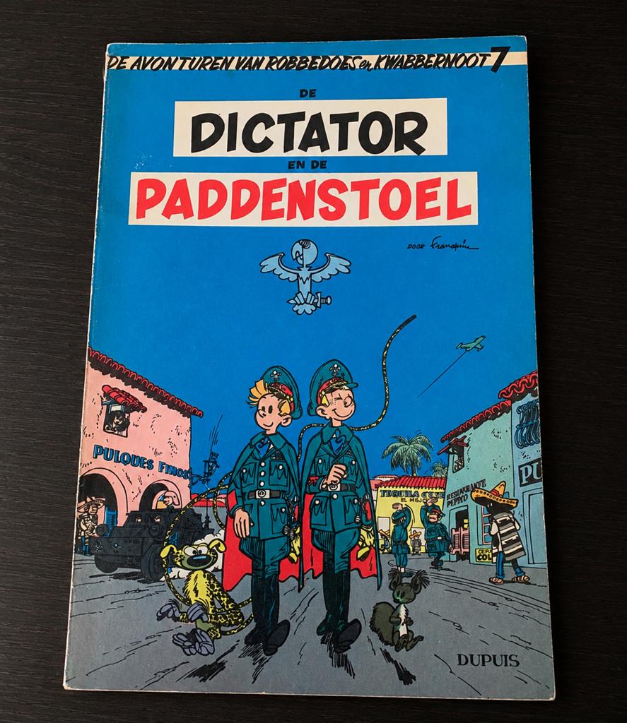 Robbedoes en Kwabbernoot deel 7 Dupuis eerste druk 1956, Boeken, Stripboeken, Eén stripboek, Ophalen of Verzenden, Gelezen