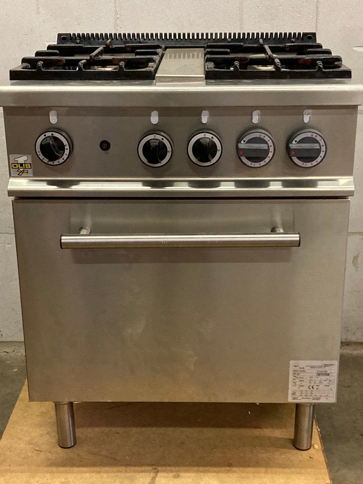 Fornuis met oven, Ophalen, Fornuis, Frituur en Grillen
