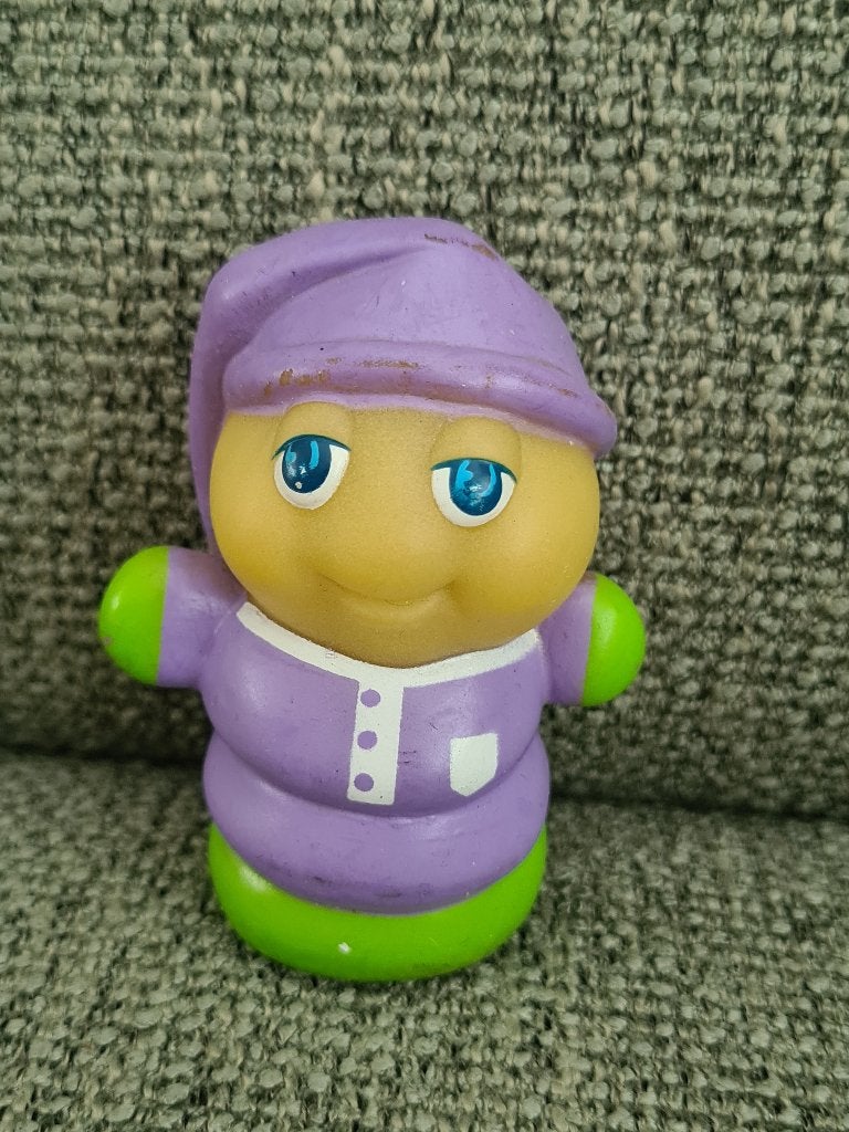 Glo friends worm glow in the dark vintage Playskool poppetje, Gebruikt, Ophalen of Verzenden, Playskool, Nvt