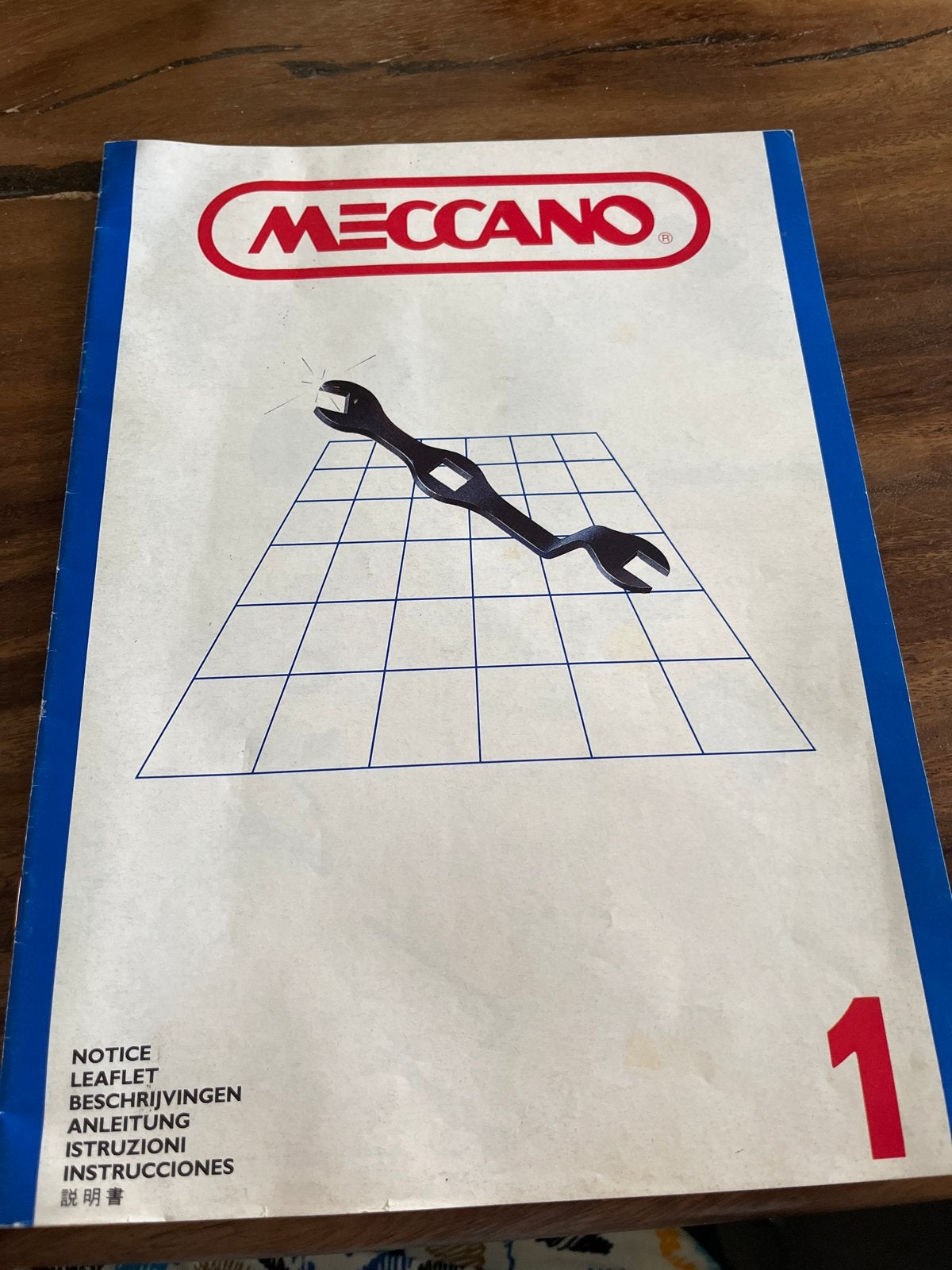 Meccano Instructieboekje / Handleiding Nummer 1, Ophalen of Verzenden, Gebruikt