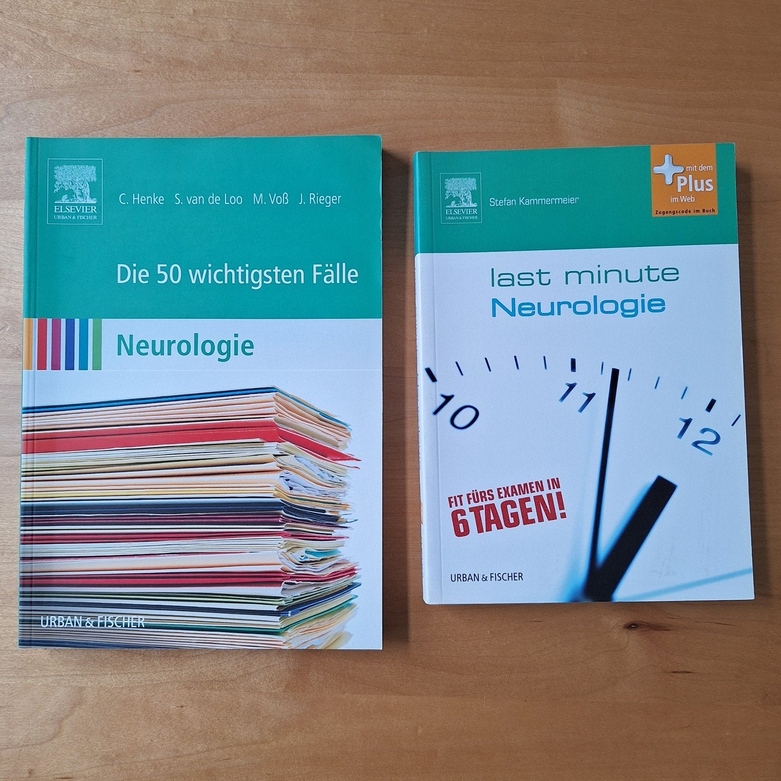 2 Neurologie Boeken: Die 50 wichtigsten Fälle & Last Minute, Boeken, Gelezen, Ophalen of Verzenden, WO, C. Henke, S. van de Loo, M. Voß, J. Rieger, Stefan Kammermeier