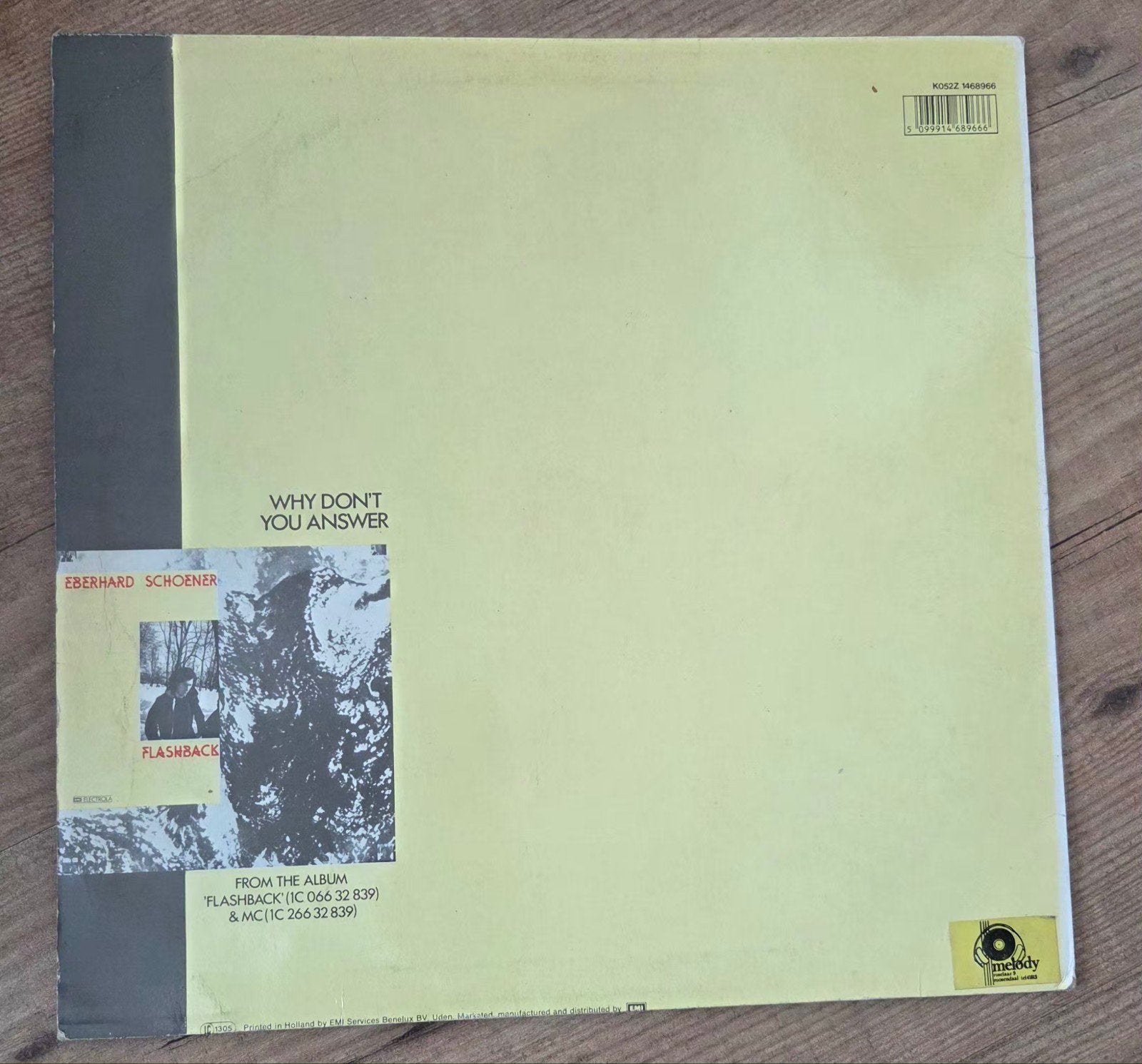 Eberhard Schoener - Why Don't You Answer (feat. The Police), LP, Gebruikt, Pop, Ophalen of Verzenden
