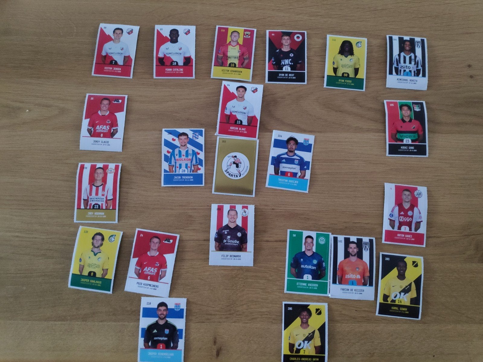Voetbalplaatjes en stickers van diverse clubs, Ophalen, Zo goed als nieuw, Stickers en Plaatjes