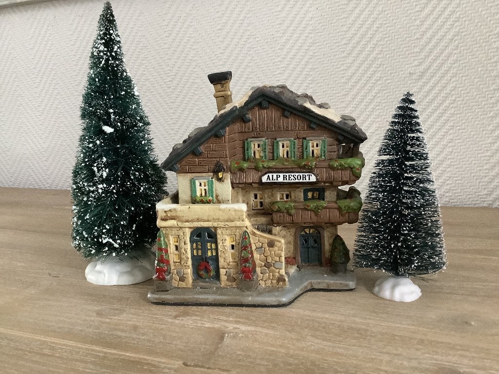 Kersthuisje, Ophalen of Verzenden, Zo goed als nieuw