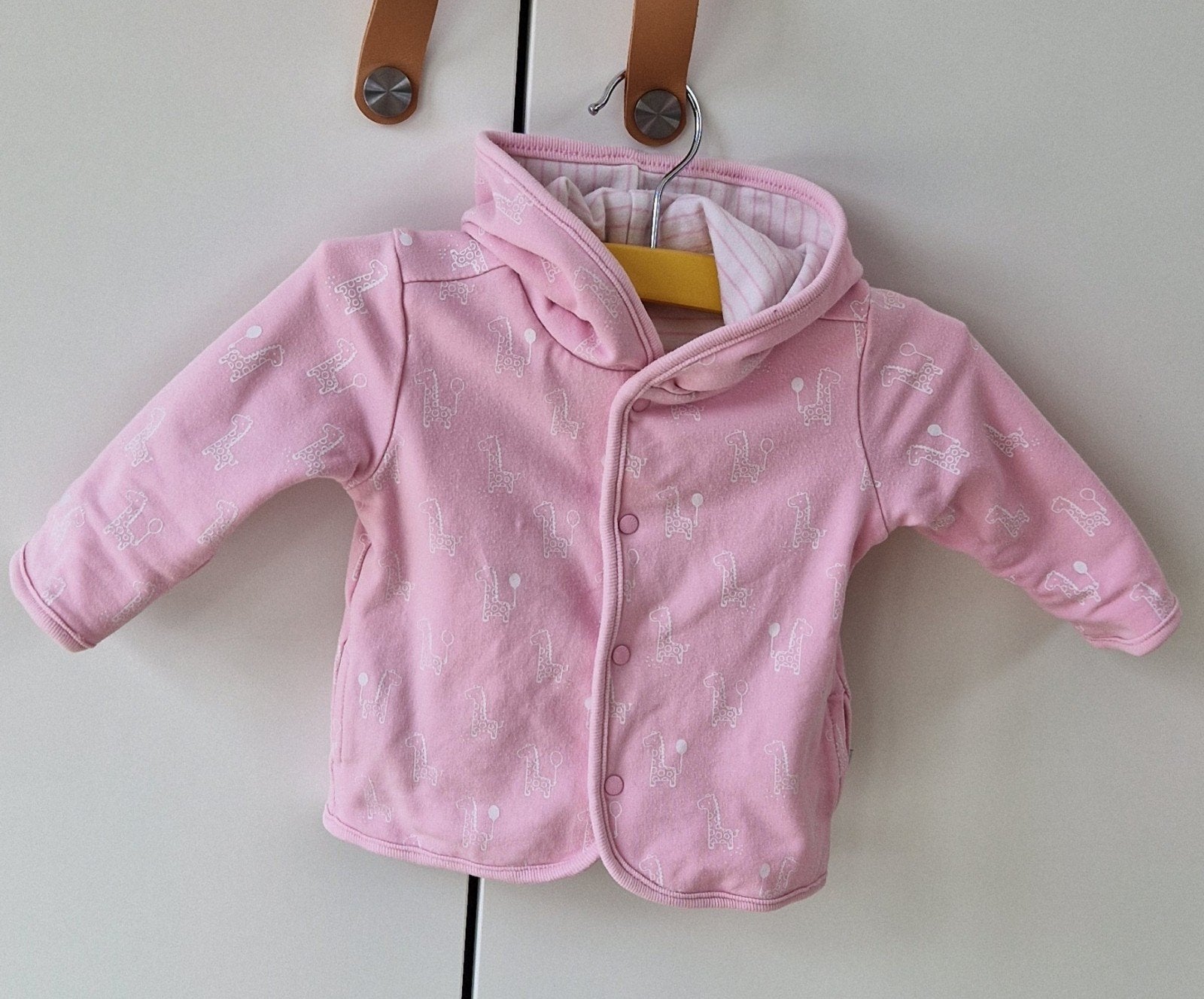 Feetje newborn omkeerbaar zomerjasje maat 56, Kinderen en Baby's, Babykleding | Maat 56, Meisje, Ophalen of Verzenden, Zo goed als nieuw