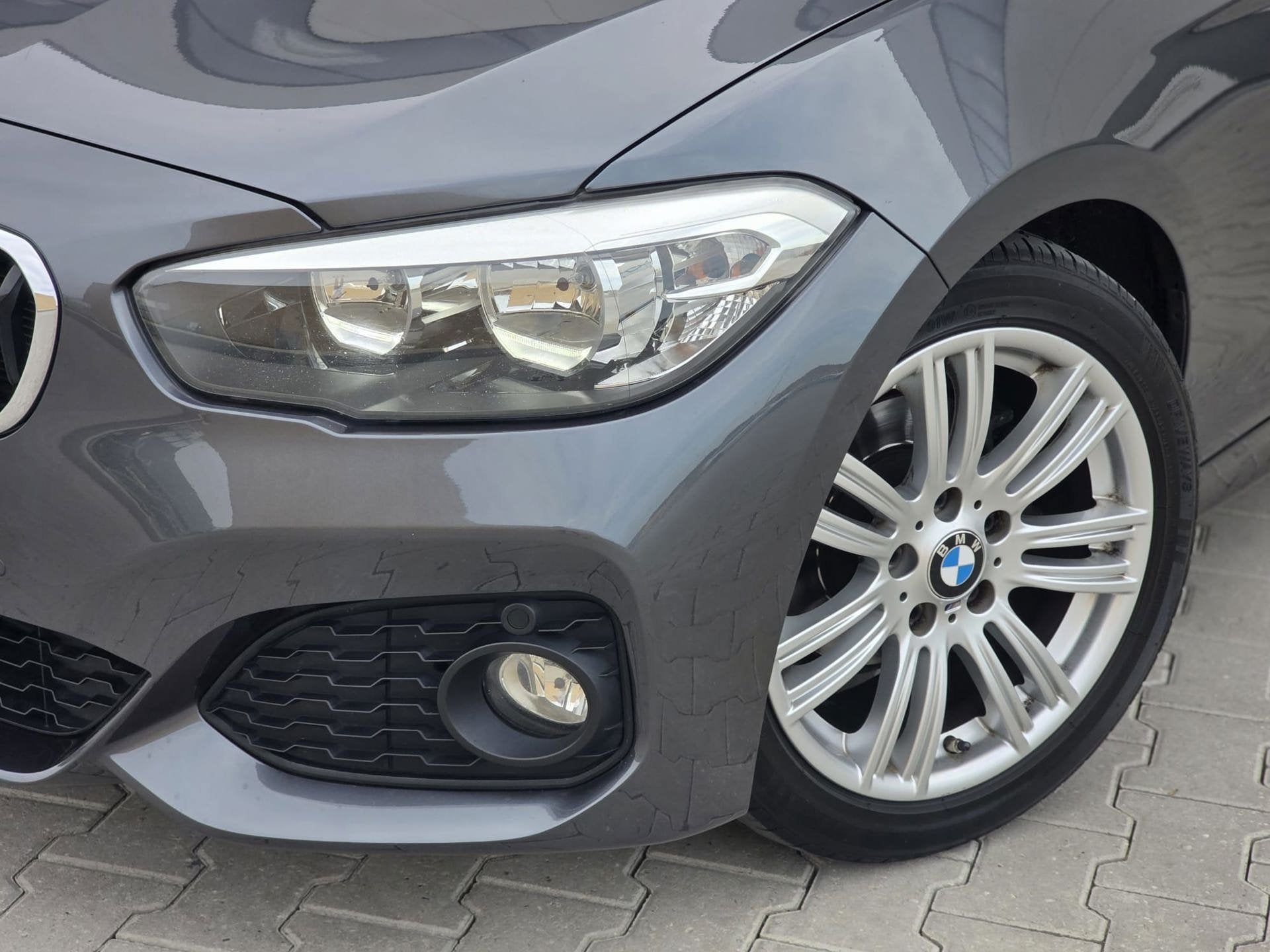 BMW 1-serie 118i M-sport|Navi|Stoelverw|PDC, 1-Serie, Met garantie (alle), Alcantara, Bedrijf