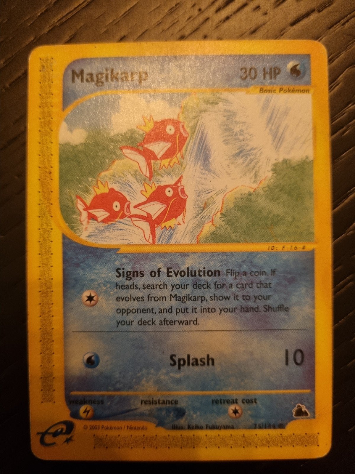 Magikarp 75/144 , SKYRIDGE ! € 20, Ophalen of Verzenden, Gebruikt, Losse kaart
