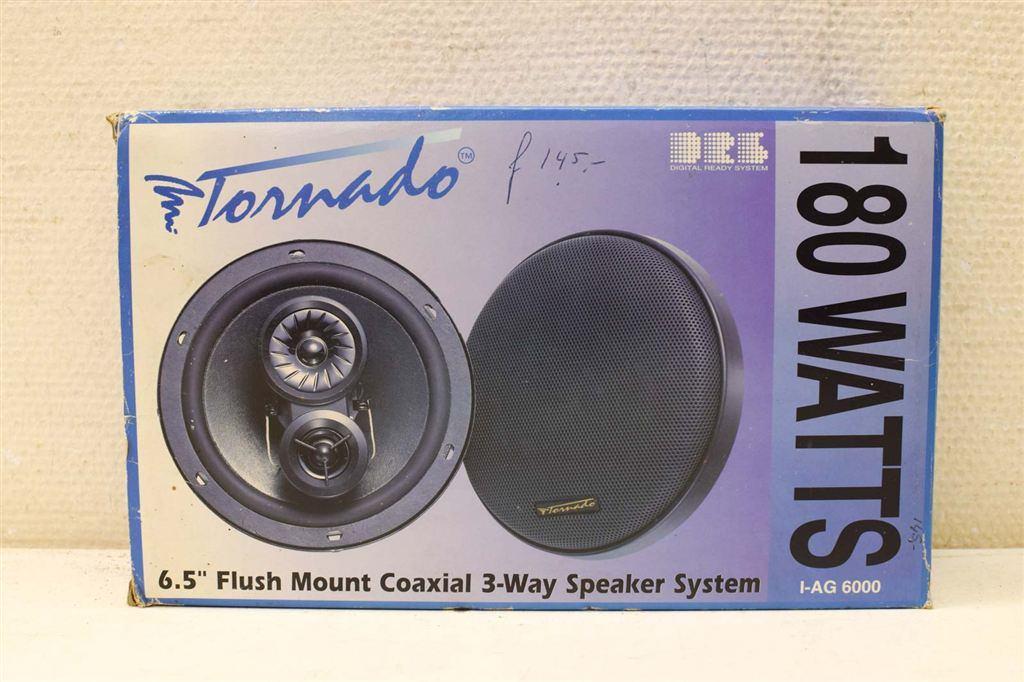 Tomado 6,5 Flush Mount coaxiale 3-way speaker system 45958, Ophalen of Verzenden, Gebruikt, Overige merken