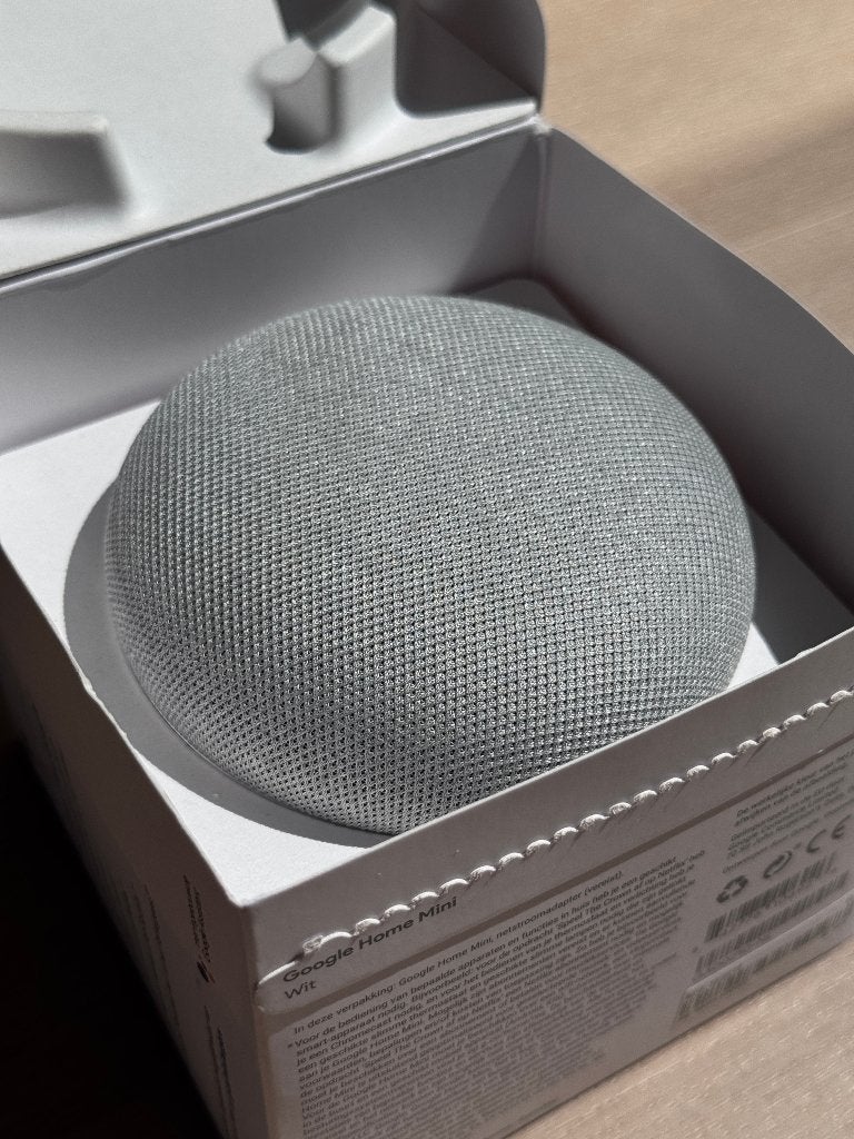 Google Home Mini (Grijs) – Zo goed als nieuw – Compleet, Audio, Tv en Foto, Mediaspelers, Ophalen, Zo goed als nieuw, Zonder harde schijf