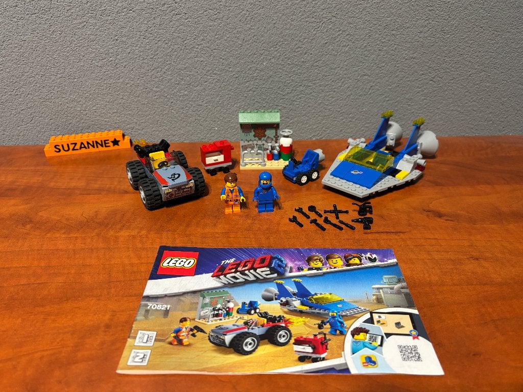 Lego 70821 - The Lego Movie 2 - Emmet and Benny's Workshop, Lego, Ophalen of Verzenden, Space, Complete set