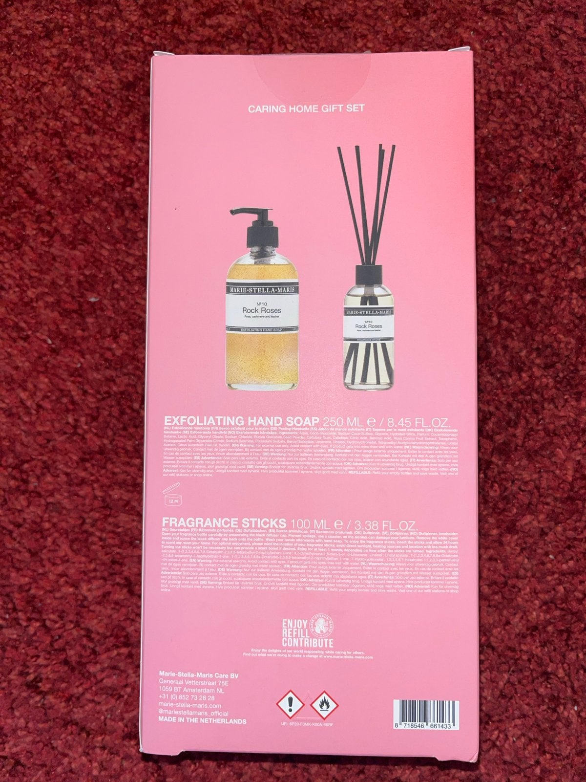 Marie-Stella-Maris Caring Home Gift Set Rock Roses, Huis en Inrichting, Woonaccessoires | Overige, Ophalen of Verzenden, Nieuw