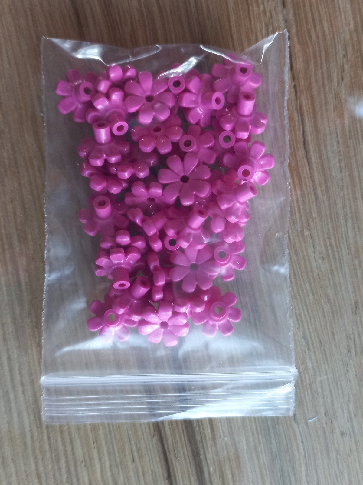 34x Lego onderdeelnummer 32606 4367 bloem donker roze, Ophalen of Verzenden, Zo goed als nieuw, Losse stenen, Lego