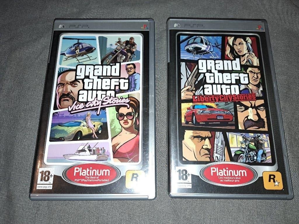 Psp GTA Vice City Stories & Liberty City Stories, Avontuur en Actie, Vanaf 18 jaar, 1 speler, Ophalen of Verzenden