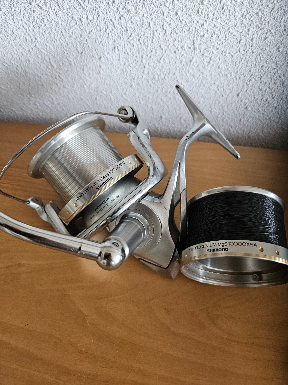 Shimano Aero Technium MgS 10000 xsa, Watersport en Boten, Hengelsport | Karpervissen, Ophalen of Verzenden, Gebruikt, Molen