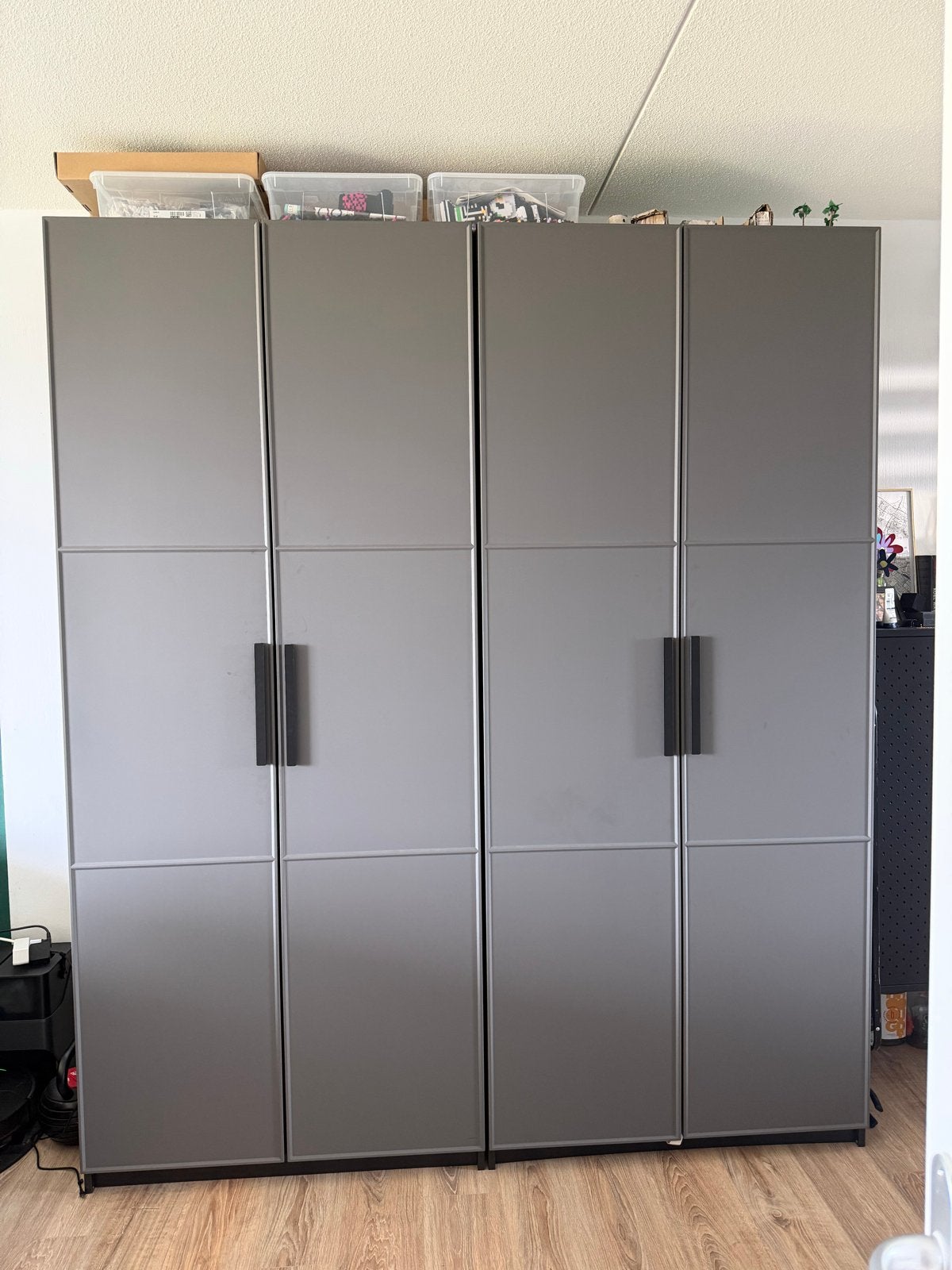 Grote kledingkast met spiegeldeur, Ophalen, 200 cm of meer, 150 tot 200 cm, Zo goed als nieuw