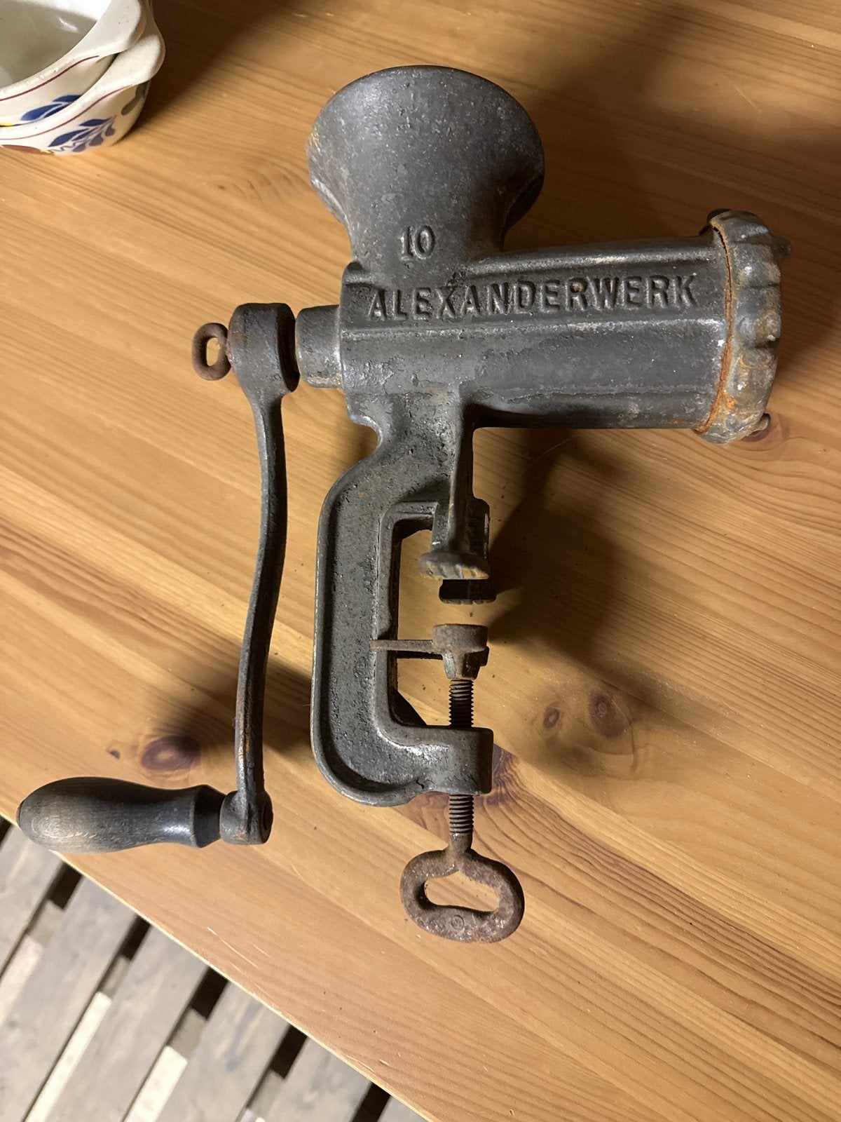 Antieke Alexanderwerk Vleesmolen - Zware Kwaliteit, Ophalen