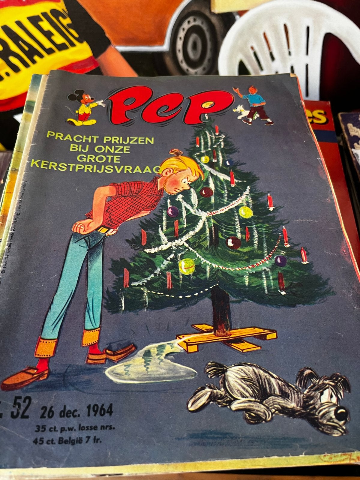 Grote collectie vintage stripboeken (Pep, Donald Duck, Sjors, Boeken, Meerdere stripboeken, Ophalen, Gelezen