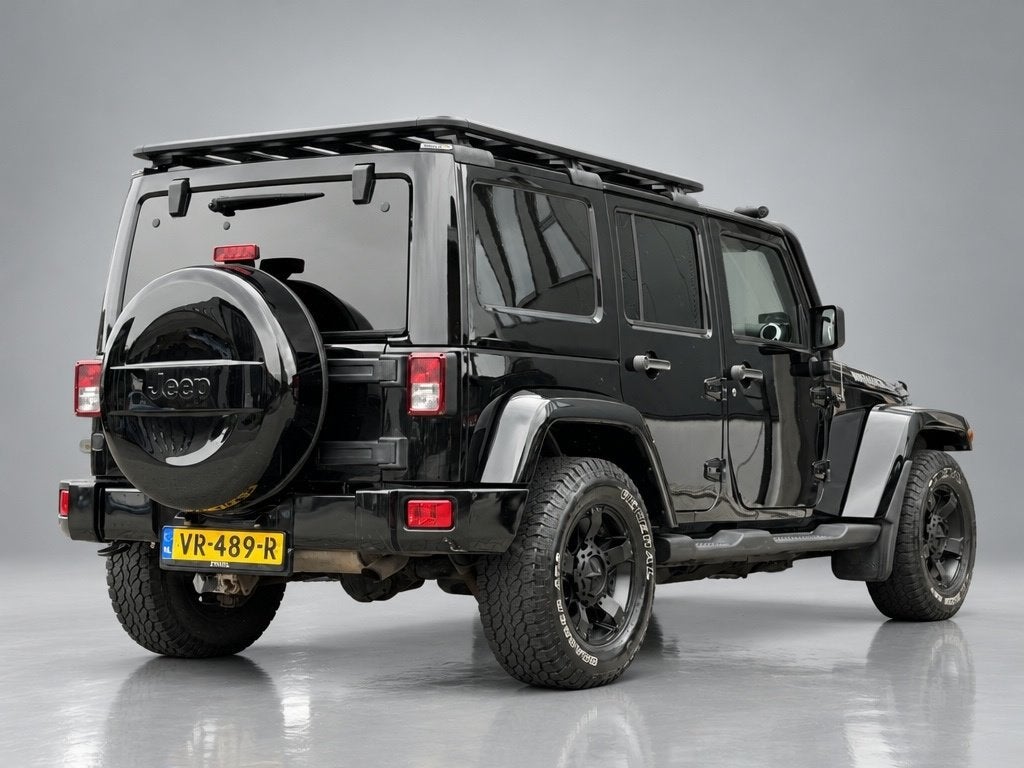 Jeep Wrangler 2.8 CRD Rubicon | Grijs kenteken | Led | Navi, Automaat, Euro 5, Gebruikt, Zwart