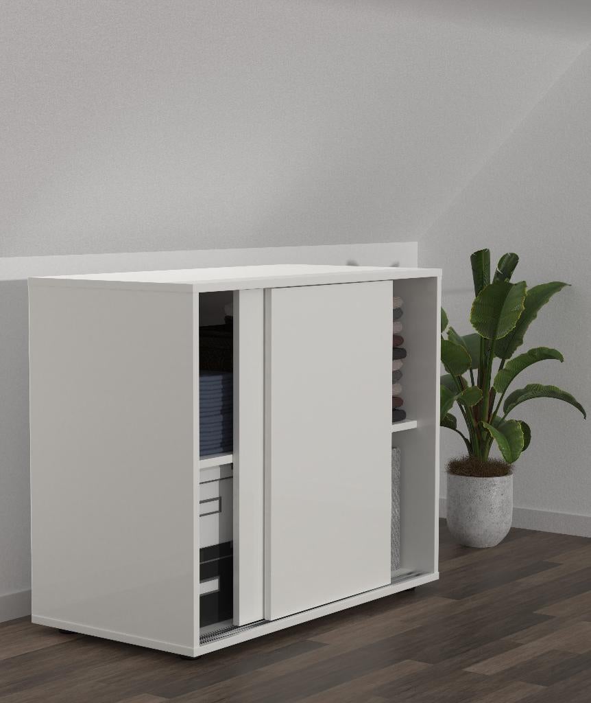 Kast onder schuine wand zolder slaapkamer wandkast dressoir, Ophalen, Overige materialen, Met deur(en), Nieuw