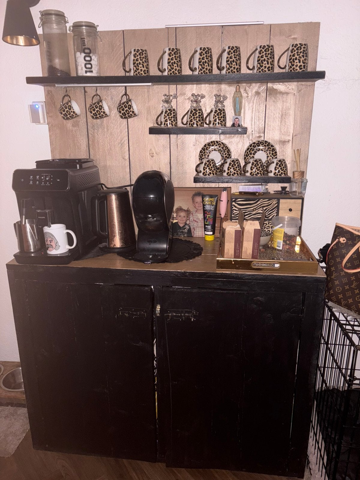 Koffiebar, Ophalen, Met deur(en), 100 tot 150 cm, Zo goed als nieuw
