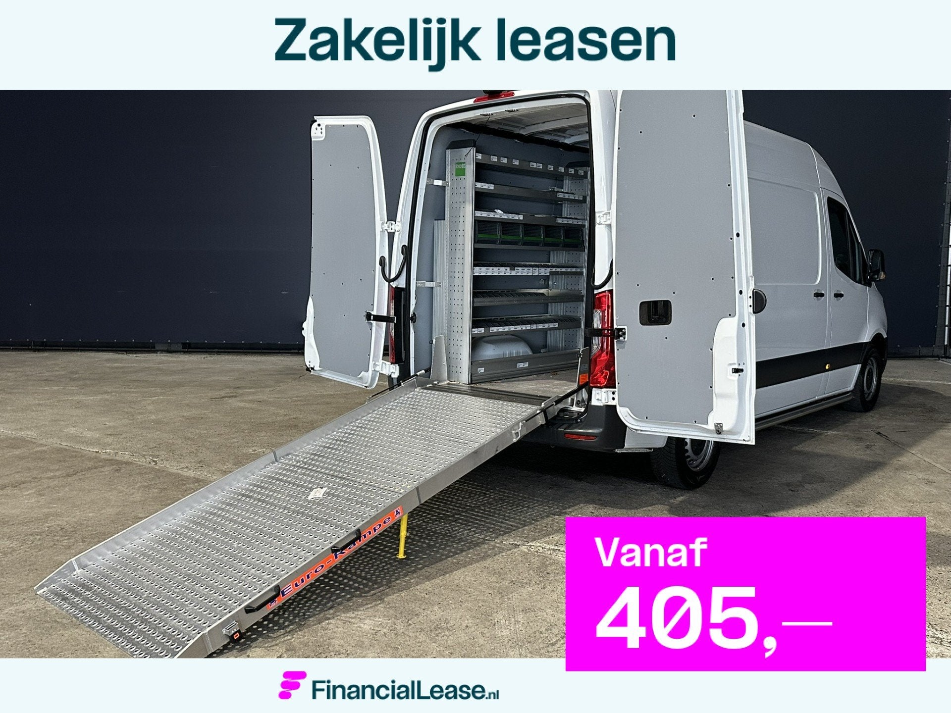 Mercedes-Benz Sprinter 311 CDI L2H2 Inrichting Oprijplaat Eu, 13 km/l, Gebruikt, 4 cilinders, 2000 kg