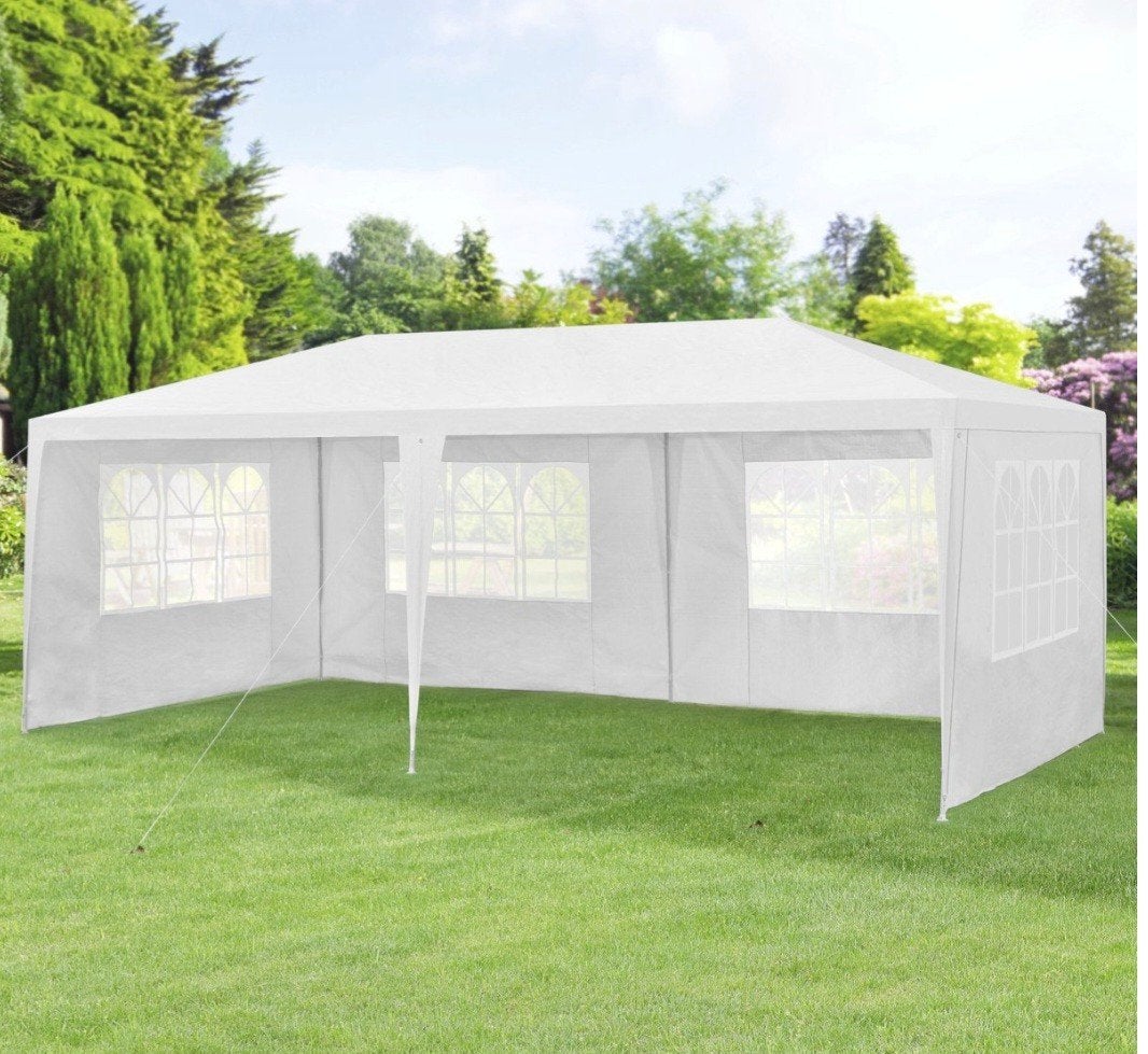 Partytent Paviljoen wit met 6 zijwanden nieuw in doos  GOEDK, Ophalen of Verzenden