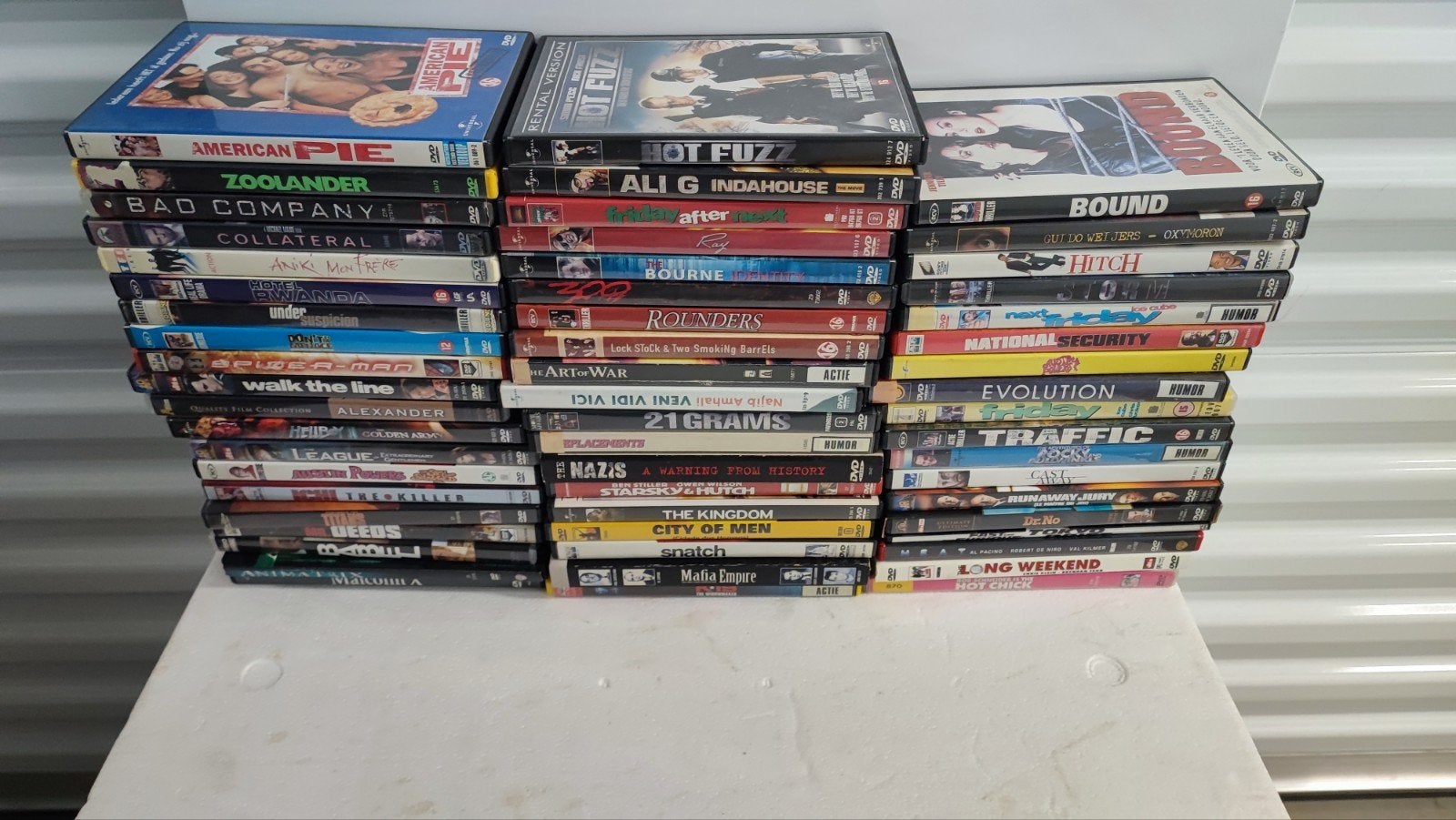 Grote collectie diverse DVD films  €1,00 per stuk, Vanaf 16 jaar, Nederlands, Ophalen of Verzenden, Inclusief doosje