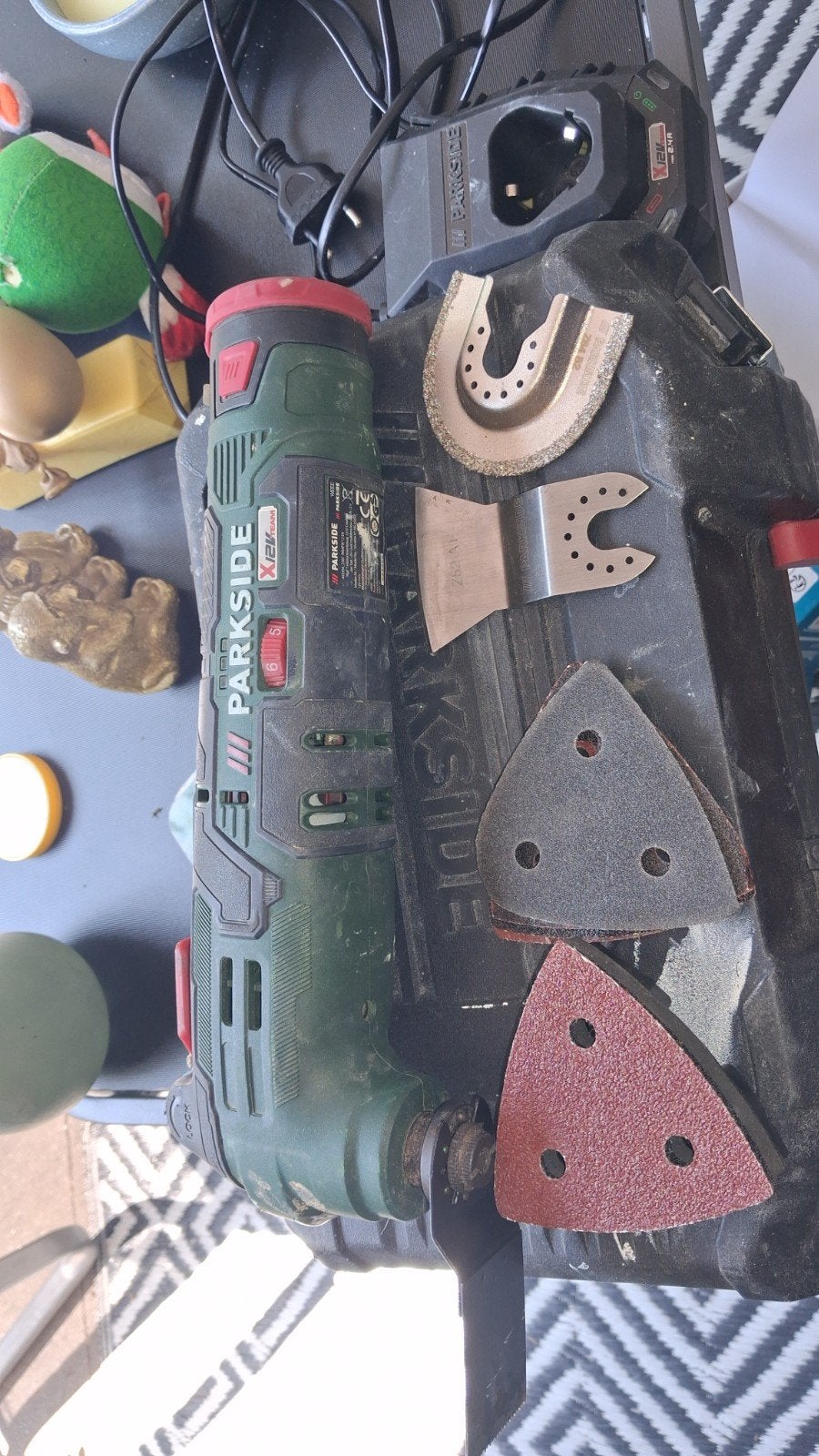Parkside multitool 12v, Ophalen of Verzenden, Gebruikt