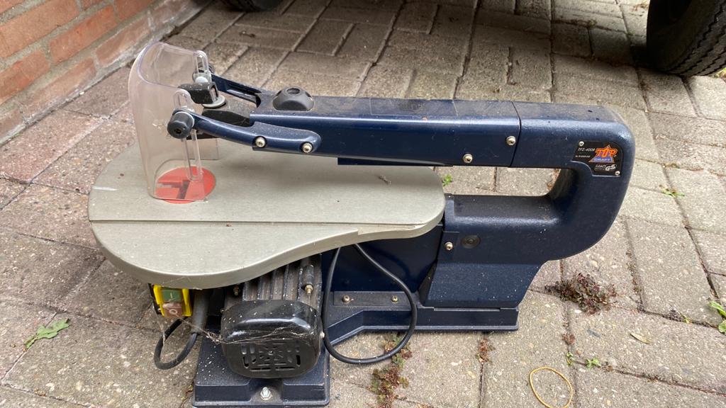 Electrische figuurzaag, Doe-het-zelf en Verbouw, Gereedschap | Zaagmachines, Ophalen, Gebruikt, 30 tot 70 mm, Figuurzaag