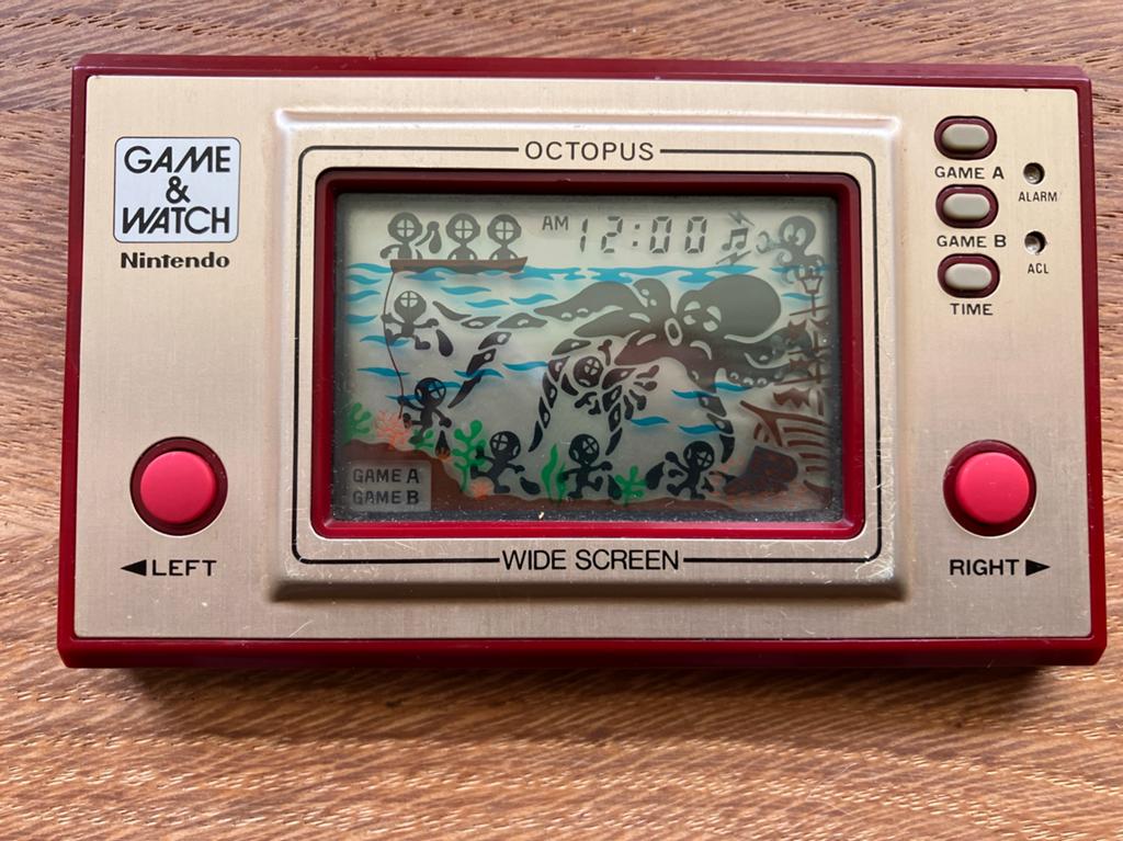 Nintendo Game & Watch Octopus, Spelcomputers en Games, Avontuur en Actie, 1 speler, Ophalen of Verzenden, Zo goed als nieuw