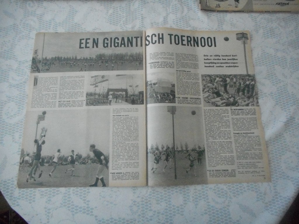 Zuilen. Korfbal. Bondsdag. 1962., Ophalen of Verzenden, 1960 tot 1980, Nederland, Knipsel(s)