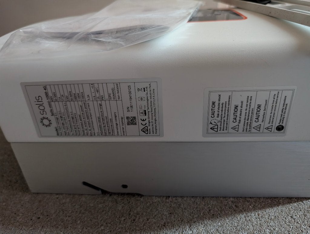 Solis 4G omvormer (Solis-mini-1000-4G), Ophalen, Gebruikt, Overige typen