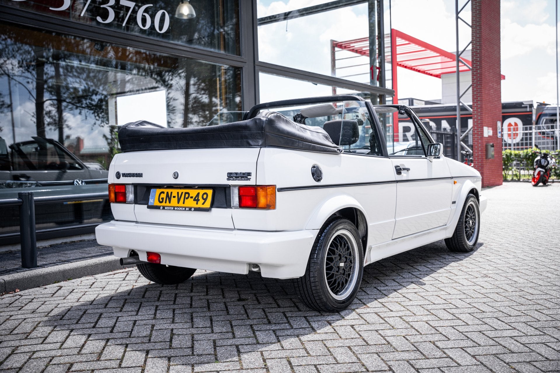 Volkswagen Golf Cabriolet 1.8 Quartett | Stuurbekrachtiging, Auto's, Voorwielaandrijving, Stof, Zwart, 4 cilinders