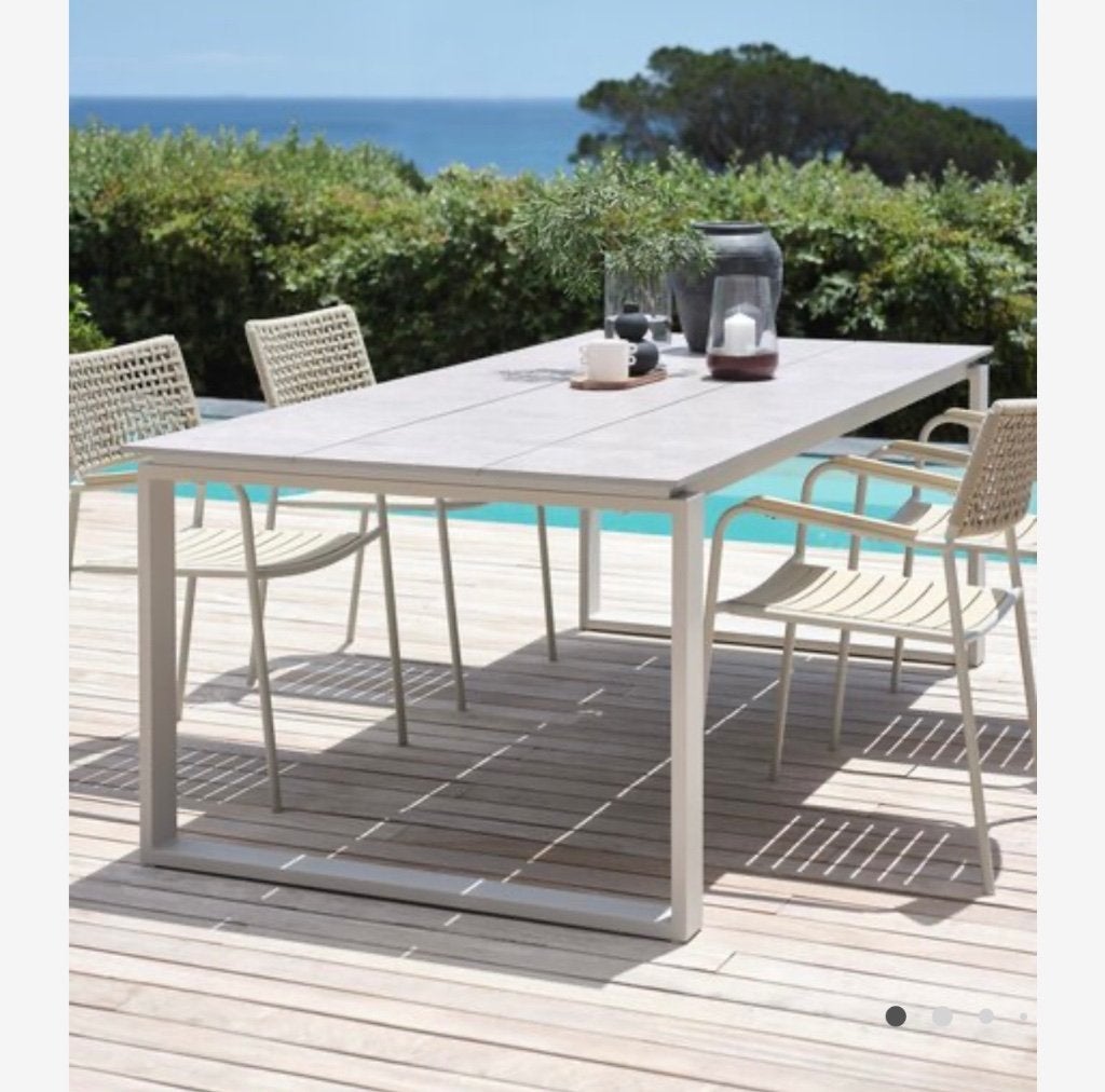Tuintafel Jysk nieuw, Tuin en Terras, Tuintafels, Ophalen, Nieuw, Rechthoekig, Aluminium