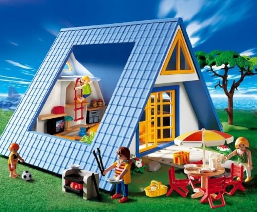 Playmobil Zomerhuisje A-frame 3230 - Nagenoeg Compleet, Ophalen, Gebruikt, Gebouw, Complete set