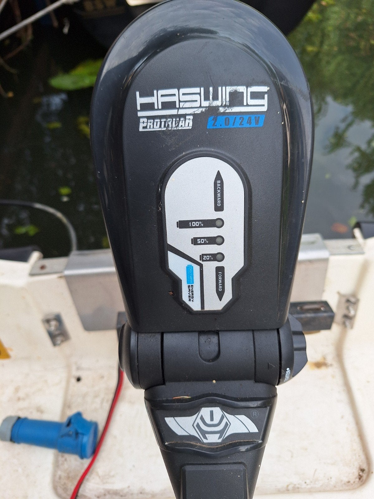 Buitenboordmotor, Elektrische buitenboordmotor, fluisterboot, Watersport en Boten, Buiten- en Binnenboordmotoren, Ophalen, Zo goed als nieuw