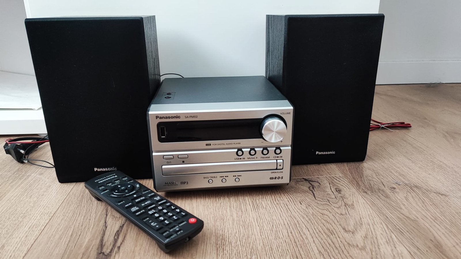 Panasonic SC-PM02EG-S CD Stereo Systeem, Zo goed als nieuw, Cd-speler, Microset, Ophalen