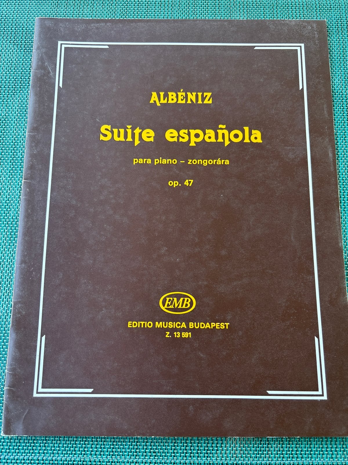 Albéniz Suite Española op. 47 - Pianomuziek, Gebruikt, Klassiek, Ophalen of Verzenden, Artiest of Componist